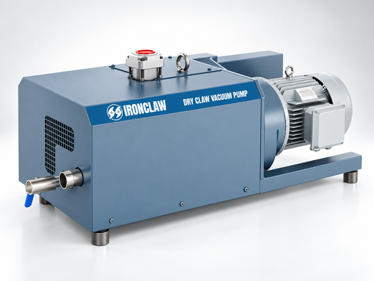 IRONCLAW CVP125 – 125 CFM Oil-Free Dry Claw Vacuum Pump