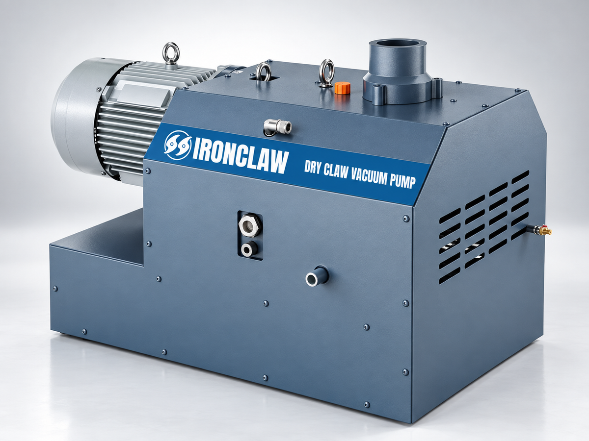 IRONCLAW CVP450-WC – 450 CFM Water-Cooled Dry Claw Vacuum Pump